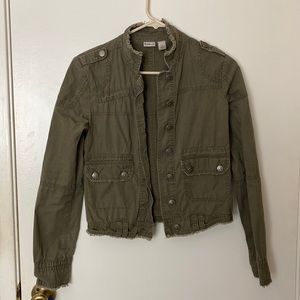 Green Army style jacket